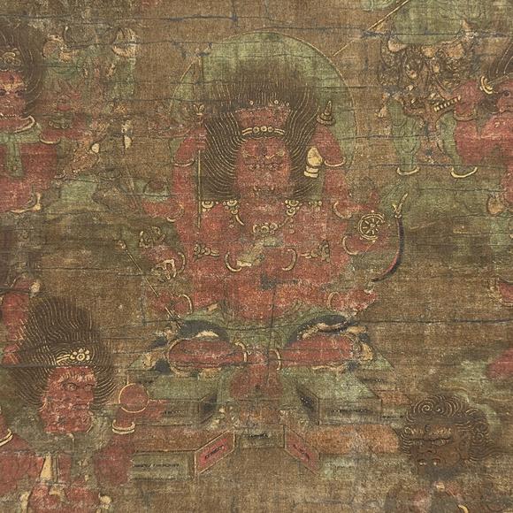 古龍會(huì)伝「兆殿司」畫(huà) 十三神之像図 軸