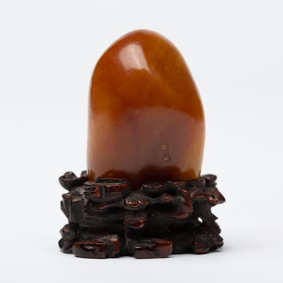 千峰會(huì)清 和田紅皮籽料擺件
