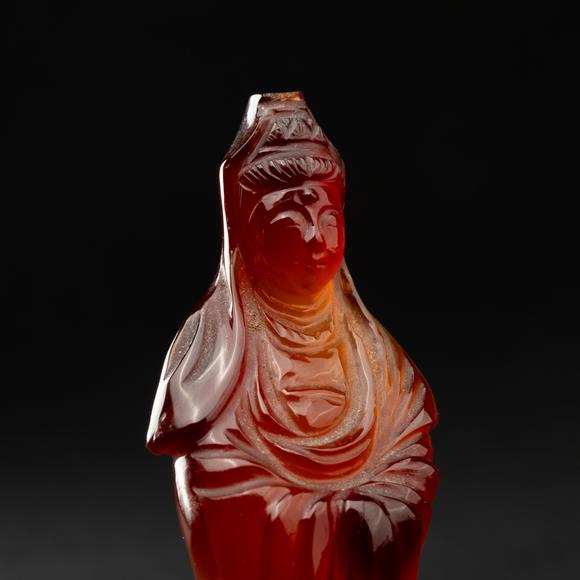 千峰會(huì)明 瑪瑙觀音像