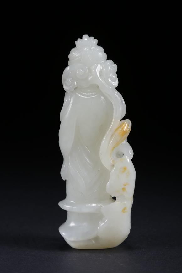 弘楊株式會(huì)社和田玉雕佛立像