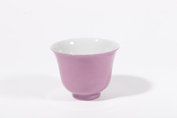 弘楊株式會(huì)社胭脂紅釉杯（一對(duì)）