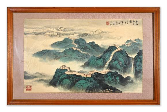三杉美術李穎 長城萬里圖