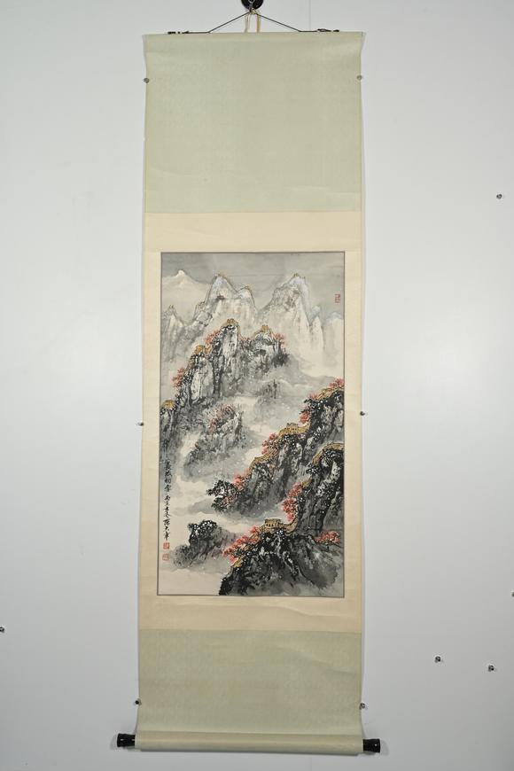 三杉美術(shù)陳大章 長(zhǎng)城初雪