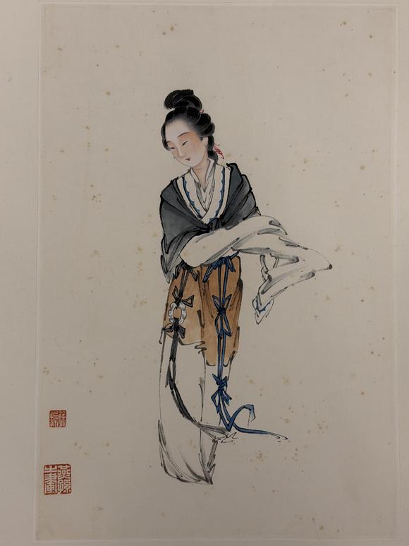 三杉美術(shù)徐操 仕女八幀