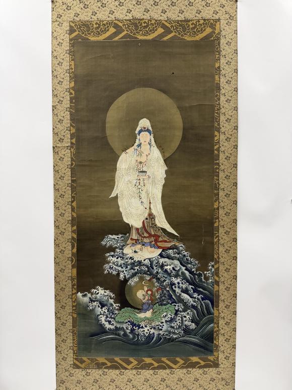 三杉美術(shù)佚名 水月渡海觀音