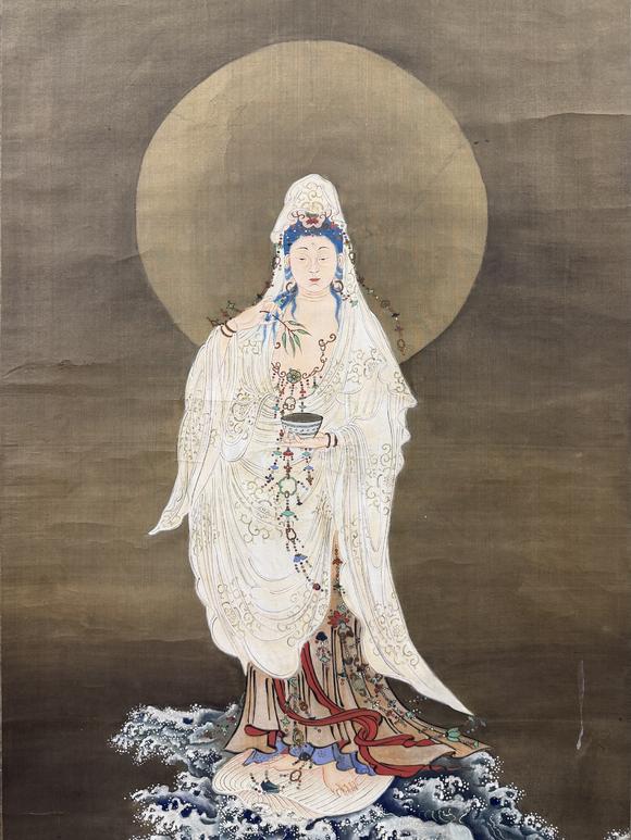 三杉美術(shù)佚名 水月渡海觀音
