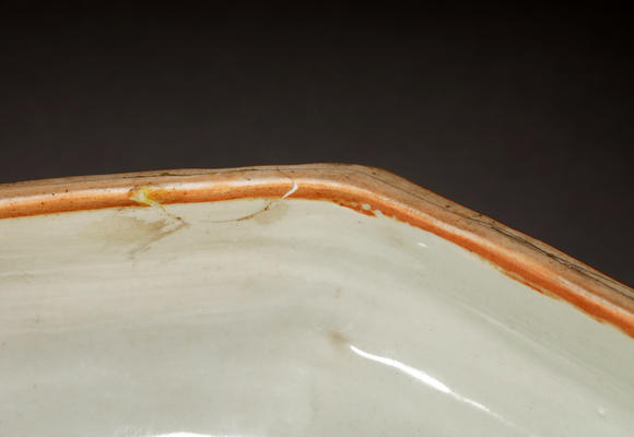 三杉美術(shù)明萬曆 青花龍鳳紋八角蓋盒