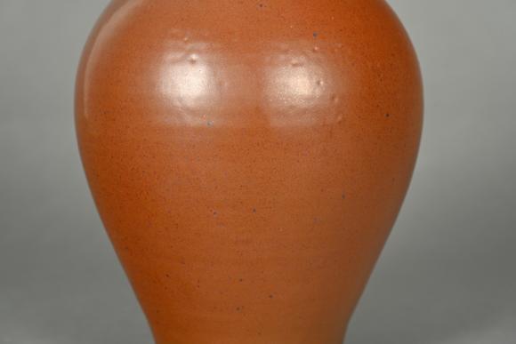 三杉美術(shù)紫金釉醬色釉梅瓶