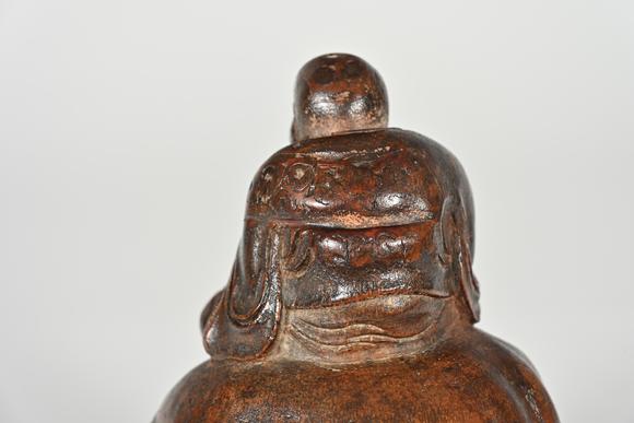 三杉美術(shù)清 竹雕老子出關(guān)立像