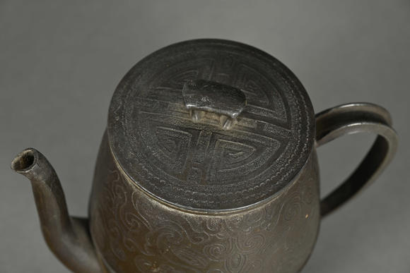 三杉美術(shù)民國(guó)錫製溫酒壺（盛永興款）