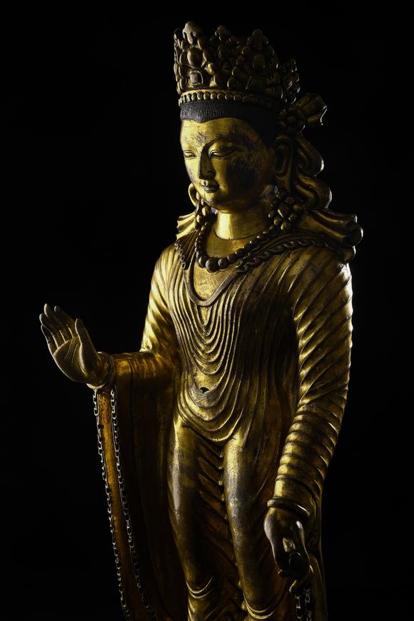 隆德拍賣株式會社17世紀(jì)鎏金釋迦摩尼