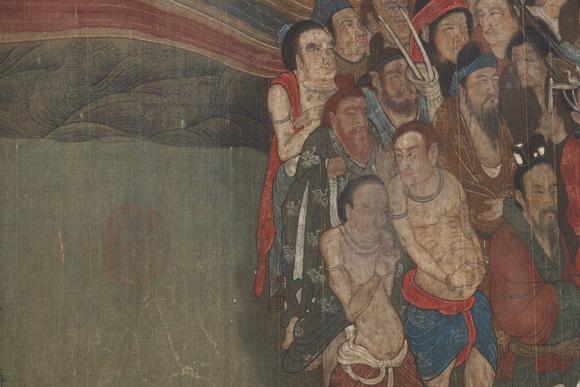 蘭亭古美術(shù)オークション李公麟 番王禮佛圖 手卷絹本設(shè)色