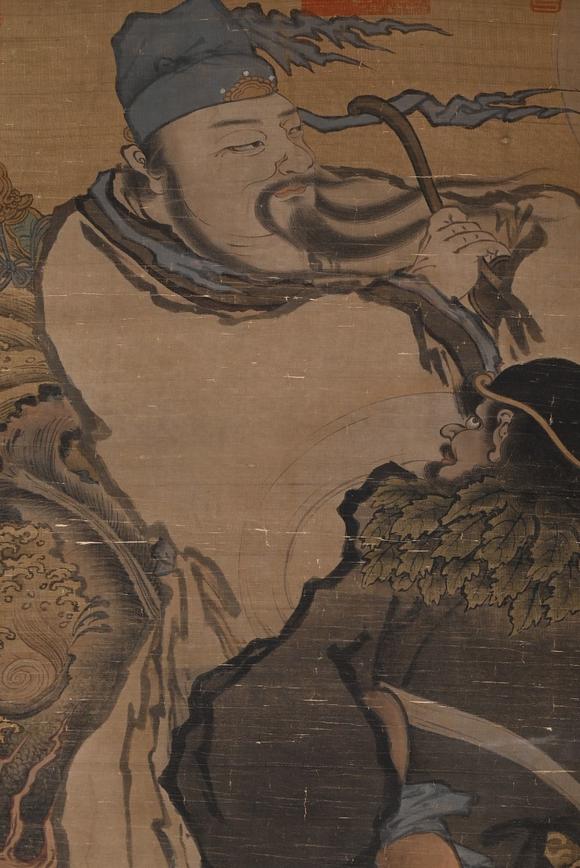 蘭亭古美術(shù)オークション唐伯虎 八仙四屏 立軸絹本設(shè)色