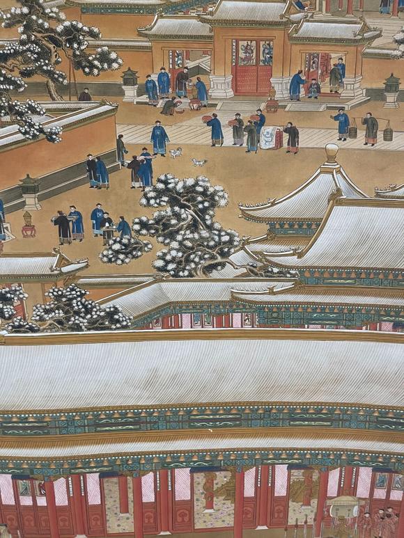 蘭亭古美術(shù)オークション郎世寧 萬國來朝圖 立軸絹本設(shè)色