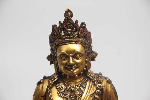 蘭亭古美術(shù)オークション明代 銅鎏金黃財(cái)神