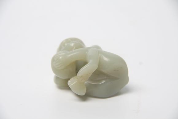 蘭亭古美術(shù)オークション明代  和闐玉猴