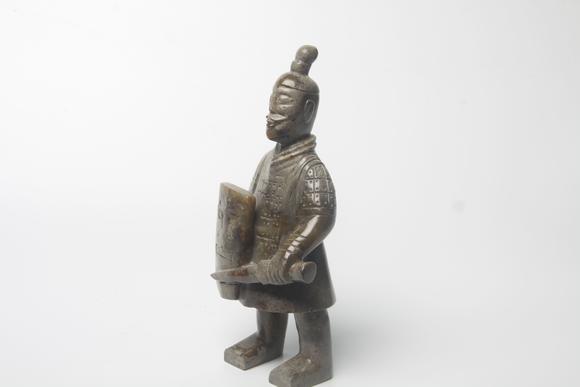 蘭亭古美術(shù)オークション秦  和闐玉兵俑