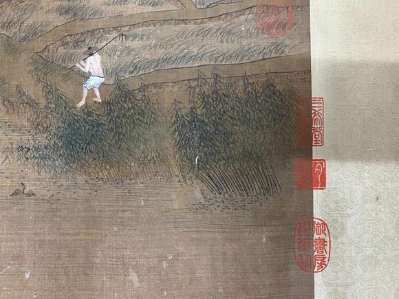 蘭亭古美術(shù)オークション劉松年 樂志論圖手卷 手卷絹本設(shè)色