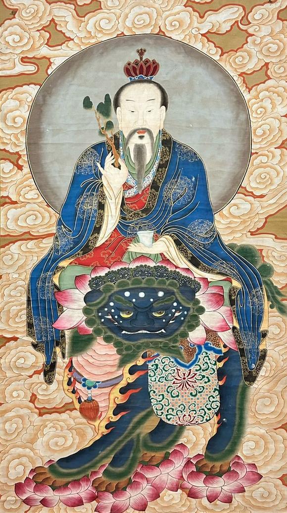 蘭亭古美術(shù)オークション丁云鵬 佛像 立軸