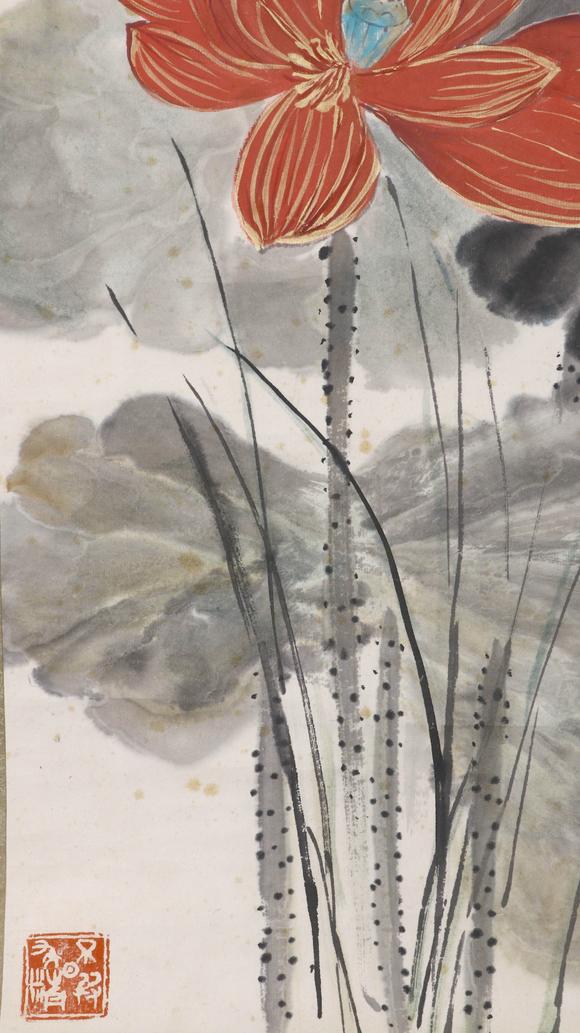 東京SAKURA拍賣(mài)（東京櫻花拍賣(mài)）何海霞 荷萍圖