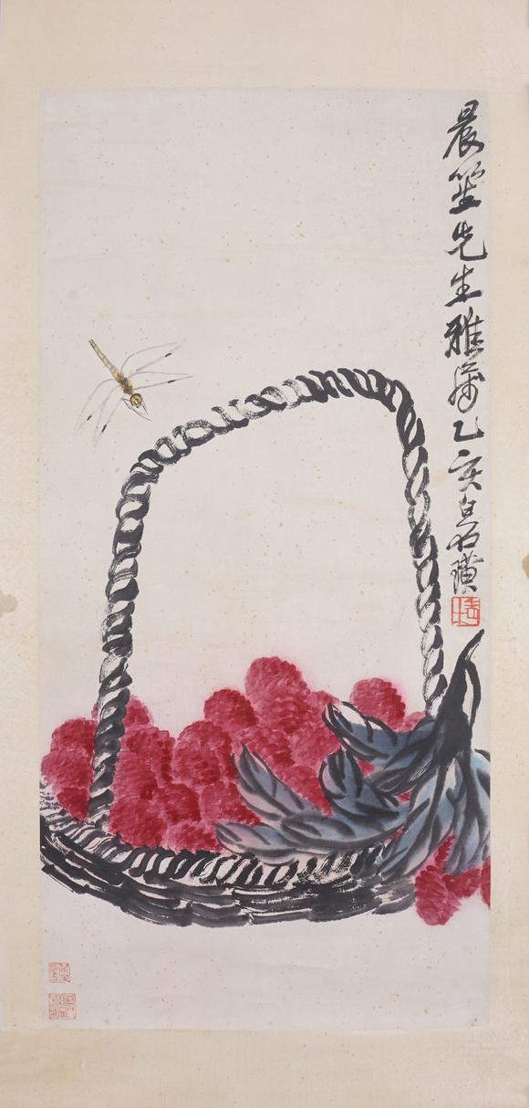 東京SAKURA拍賣（東京櫻花拍賣）齊白石 荔枝蜻蜓