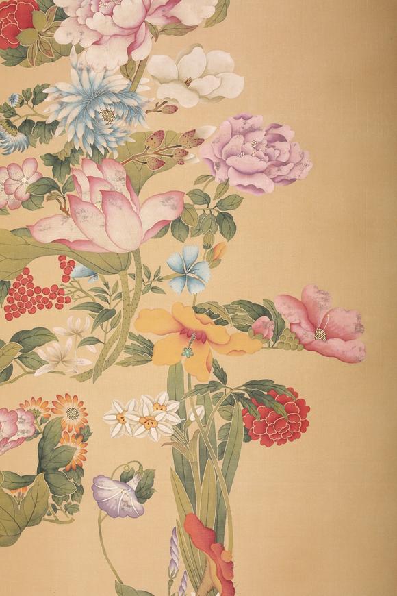 東京SAKURA拍賣（東京櫻花拍賣）溥靖秋 花卉壽