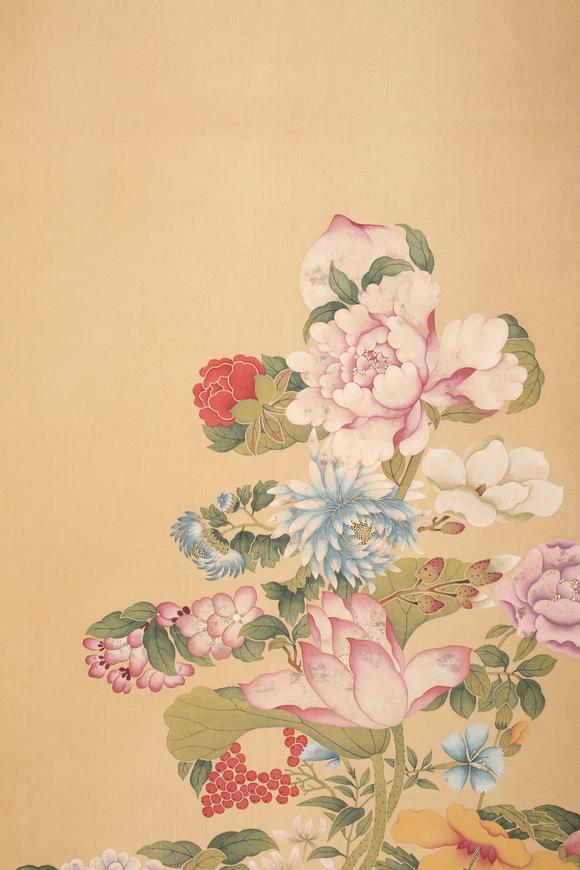 東京SAKURA拍賣（東京櫻花拍賣）溥靖秋 花卉壽