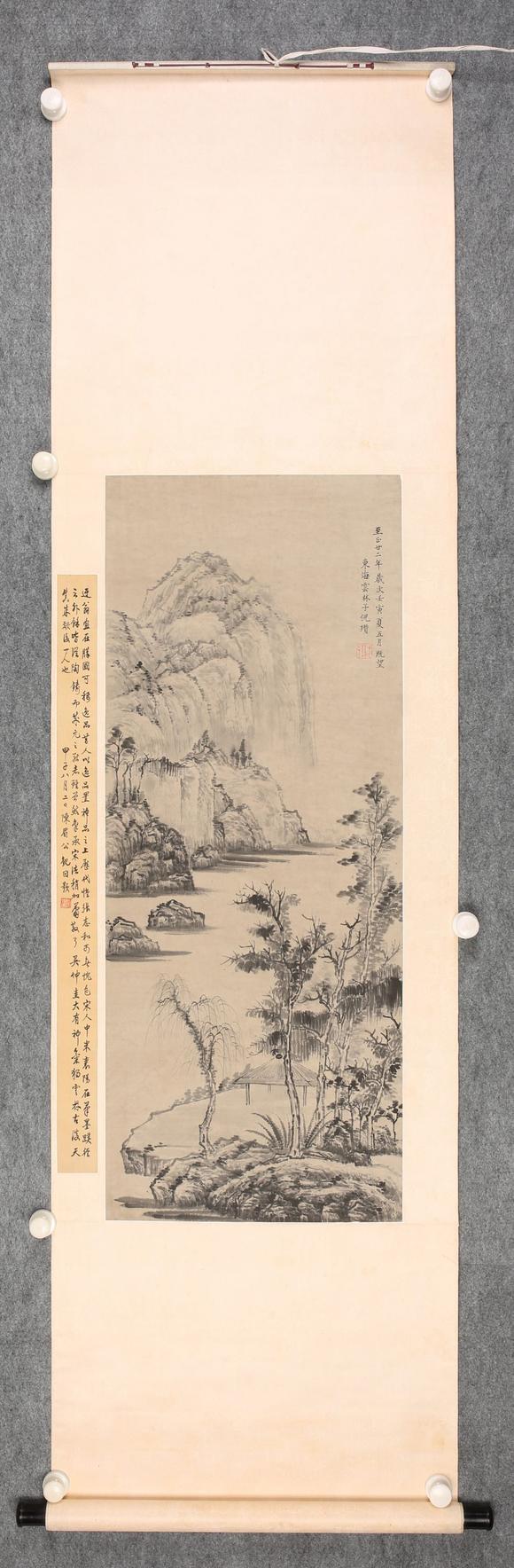 東京SAKURA拍賣（東京櫻花拍賣）倪瓚 山水幽居圖