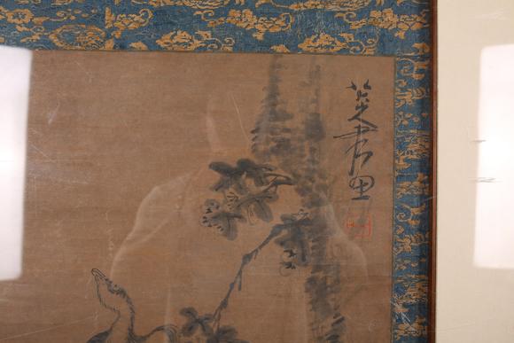 東京SAKURA拍賣（東京櫻花拍賣）八大山人 花鳥