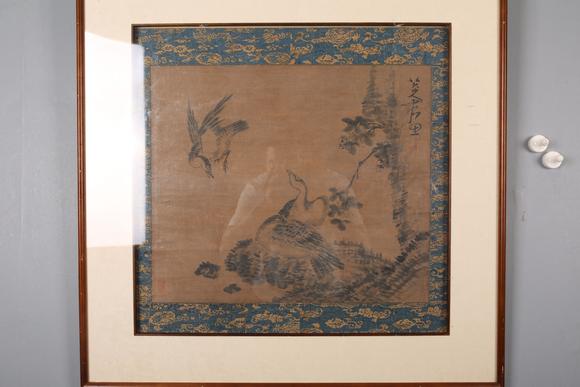 東京SAKURA拍賣（東京櫻花拍賣）八大山人 花鳥