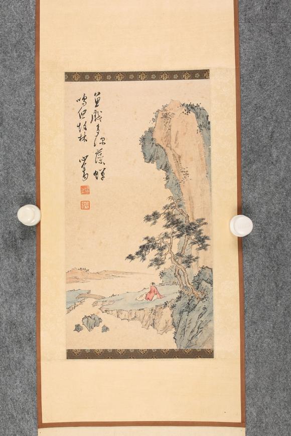 東京SAKURA拍賣（東京櫻花拍賣）溥儒 松下高士圖 附出版
