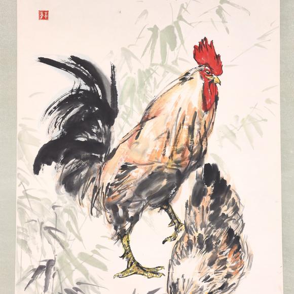 東京共成拍賣黃冑 雙吉圖