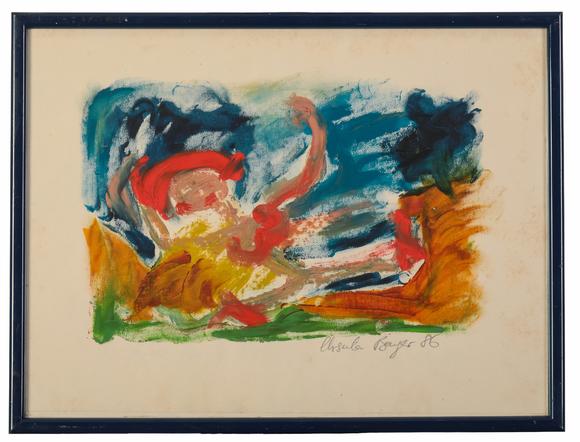 Duke's Auctions Lot 521 *  URSULA BAYER (20TH CENTURY) 'Red Shoes'