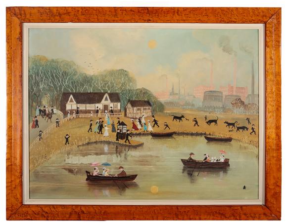 Duke's Auctions Lot 591 *  HELEN LAYFIELD BRADLEY MBE (1900-1979) 'It was a warm Saturday afternoon'