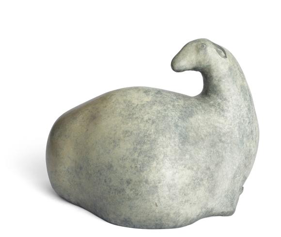 Duke's Auctions Lot 626 *  OLIVIA MUSGRAVE (B.1958) A resting sheep