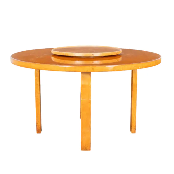 Chiswick AuctionsAlvar Aalto (Finnish 1898-1976) for Artek Table 91 with Lazy Susan