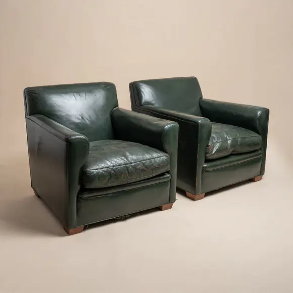 Chiswick AuctionsCOMTE, Argentina A pair of Club Armchairs, produced for the Presidential Military Club Los Olivos,