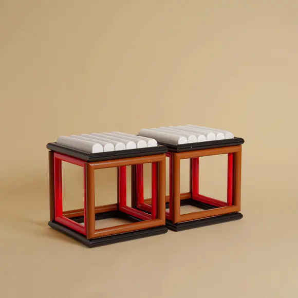 Chiswick AuctionsJonathan Saunders (Scottish, b.1977) Pair of ?Renfrew? Stools