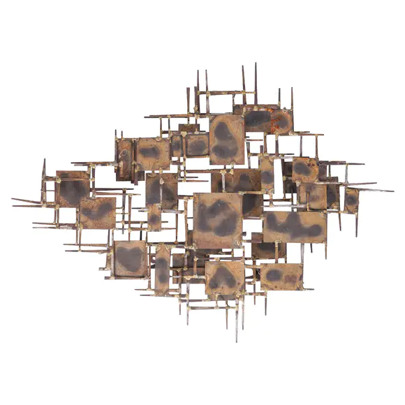 Chiswick AuctionsIn the Manner of Curtis Jer? (French, 20th Century) Brutalist wall sculpture