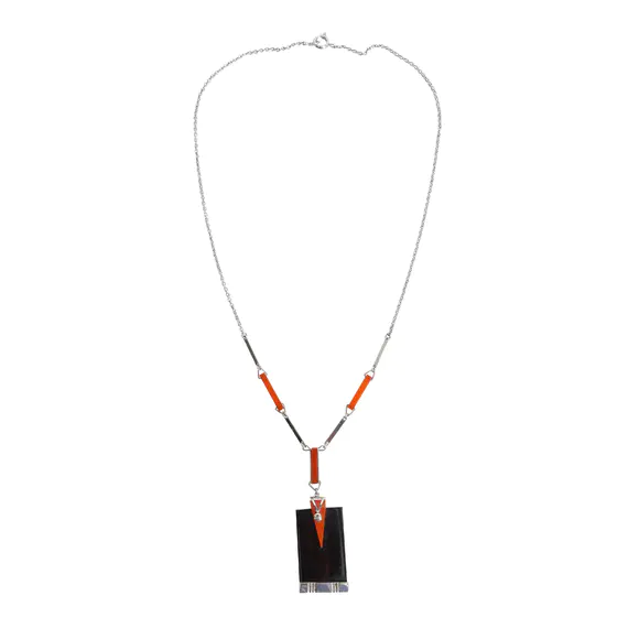 Chiswick AuctionsManner of Jakob Bengel Art Deco style necklace