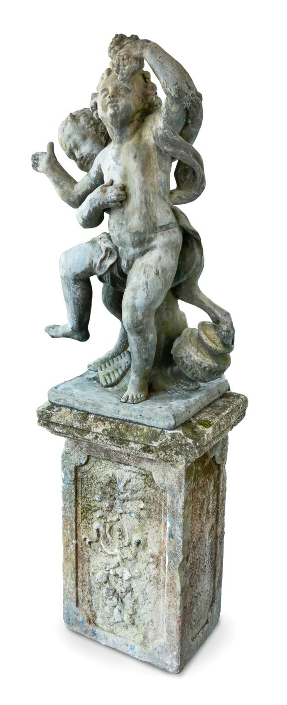 Duke's Auctions Lot 417 A VICTORIAN LEAD GARDEN STATUE