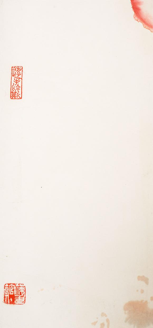 中鴻信賈廣?。╞.1964） 荷塘鴛鴦