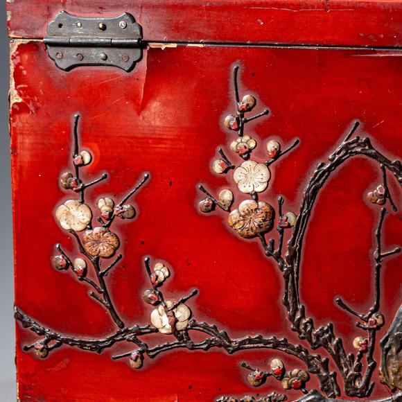 大阪國(guó)際嵌螺鈿花鳥(niǎo)盒