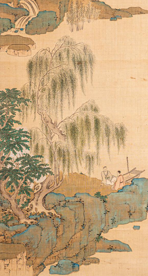 大阪國(guó)際高九鴻 春江柳色
