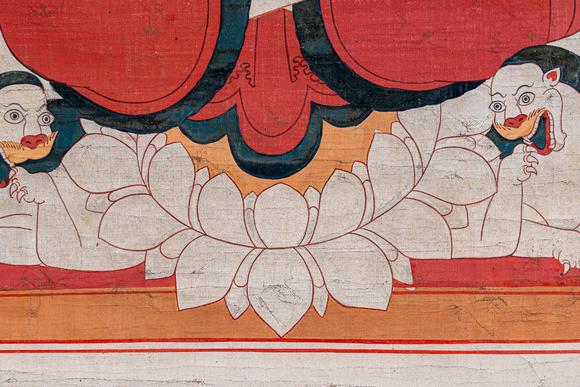 大阪國(guó)際布面 唐卡