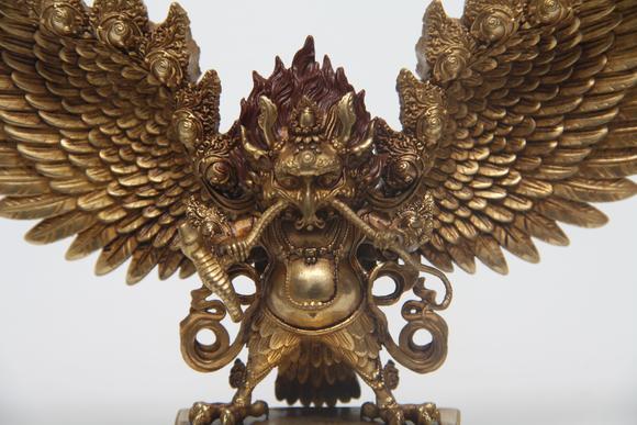 東京蕓術(shù)明 銅鎏金大鵬金翅鳥