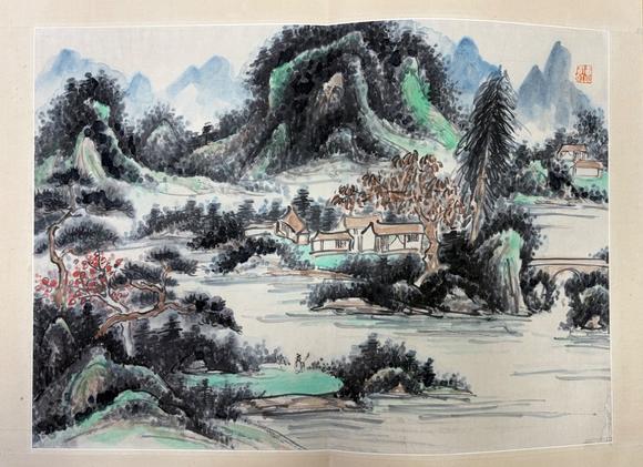 東京蕓術(shù)黃賓虹 山水 八開冊頁
