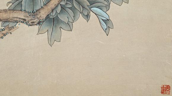 東京蕓術(shù)于非闇 國色天香 立軸紙本設(shè)色