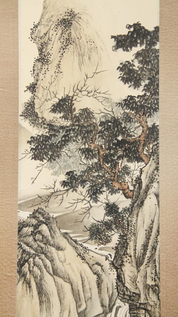 東京蕓術(shù)陳少梅 四季山居圖四條屏 裱片紙本設(shè)色
