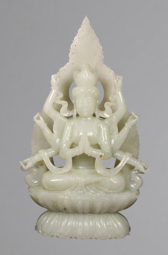 東京蕓術(shù)明以前 和田玉佛